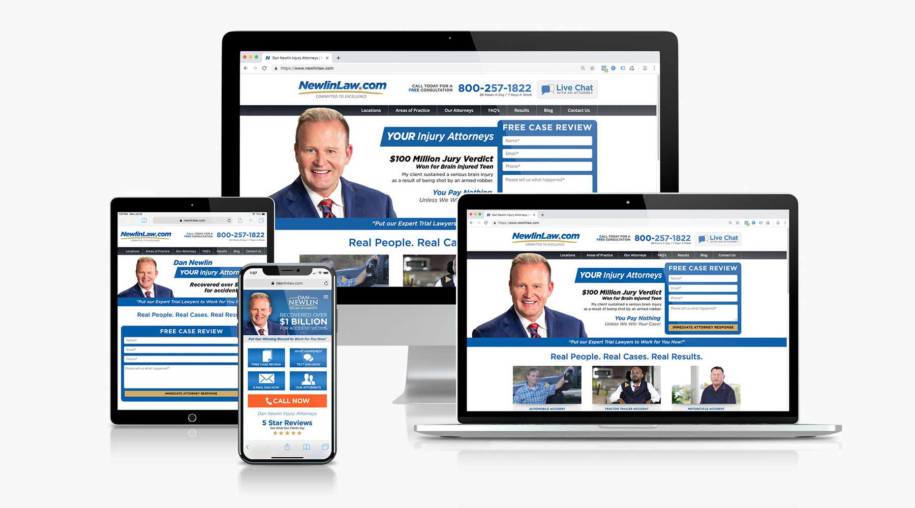 Dan Newlin Injury Attorneys Trighton Interactive