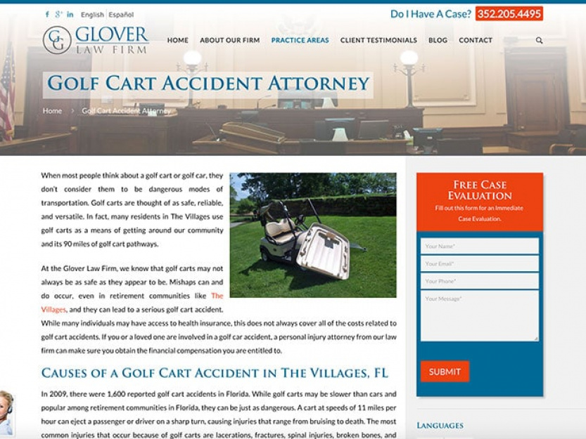 Glover Law Firm Trighton Interactive